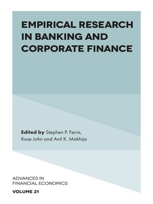 cover image of Empirical Research in Banking and Corporate Finance